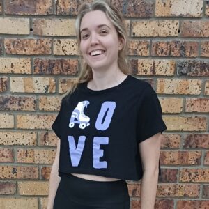 Purple Love Crop Top